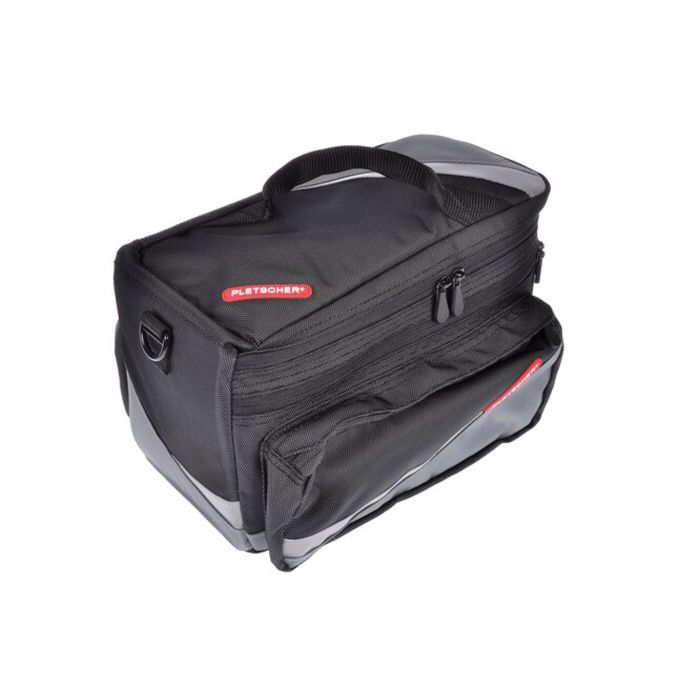 Pletscher Gepäckträgertasche Zurigo mit 3-Punkt Adapter schwarz main product photo