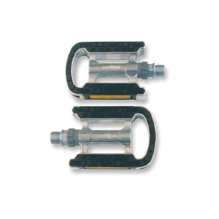 WELLGO Bike Attitude Pedale ATB LU-T3 9/16 Alu silber-schwarz main product photo