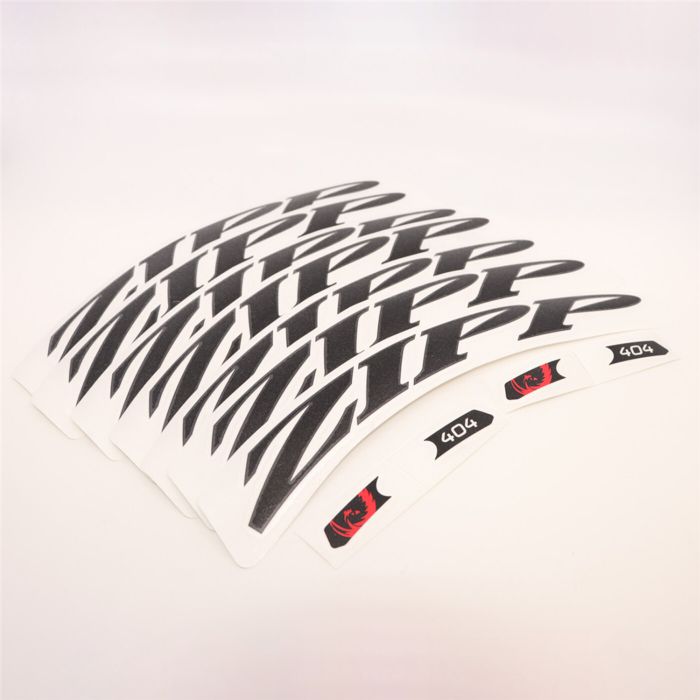 Wheel Decal Set Zipp 404 for one wheel matte black main product photo
