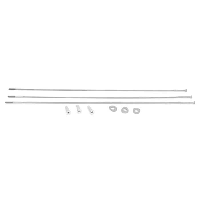 ZIPP Spoke and Nipple 244mm CX-Ray Straight Pull Qty 3 main product photo
